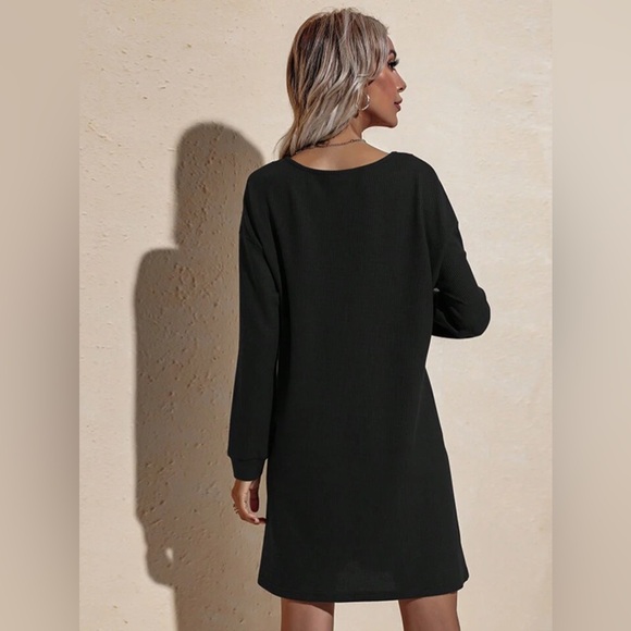 Anna-Kaci Lounge Button Tunic Dress - Picture 4 of 8